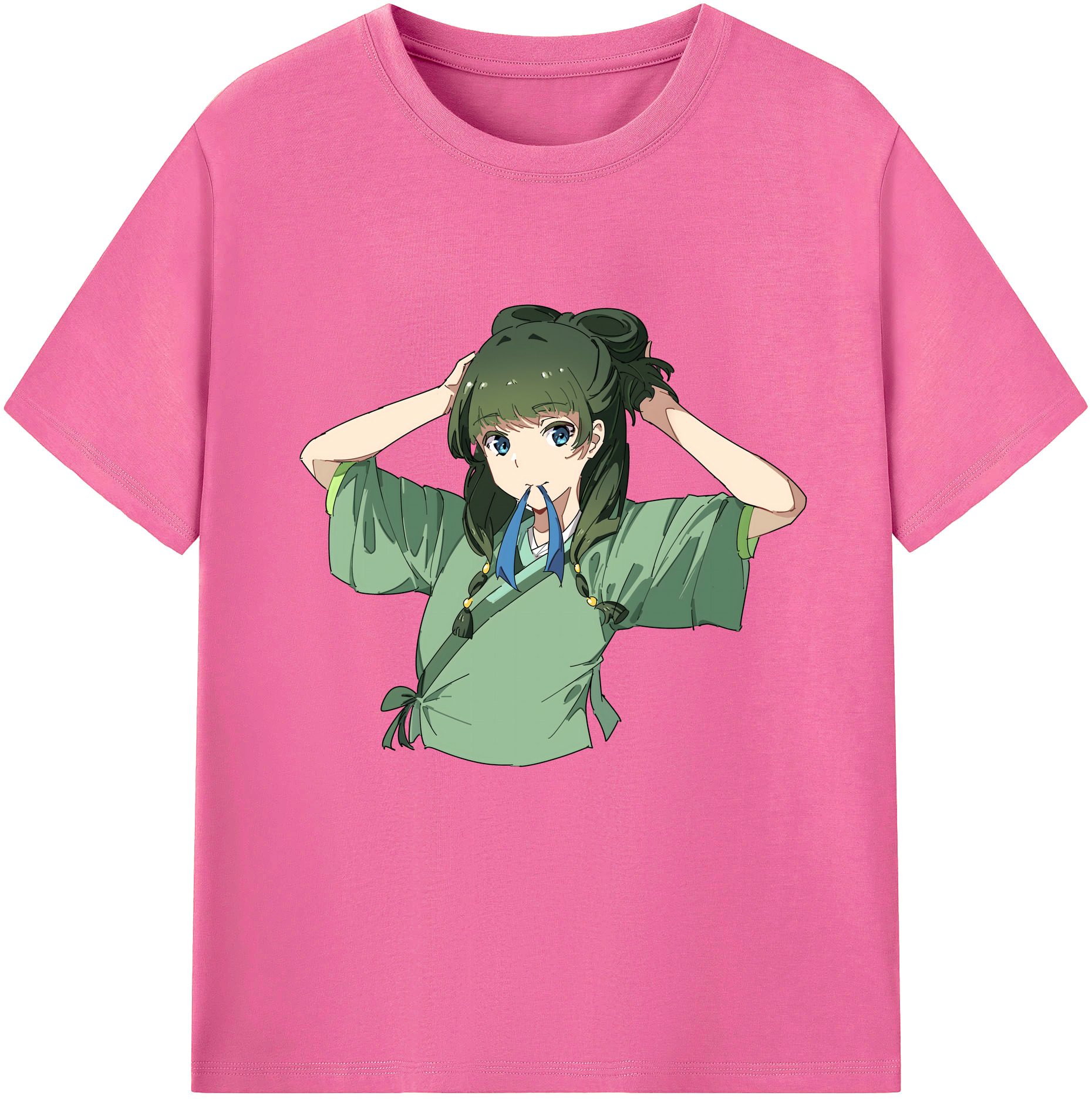 （画像用） 薬屋のひとりごと The Apothecary Diaries レディースカジュアルプリントTシャツ（綿100％）